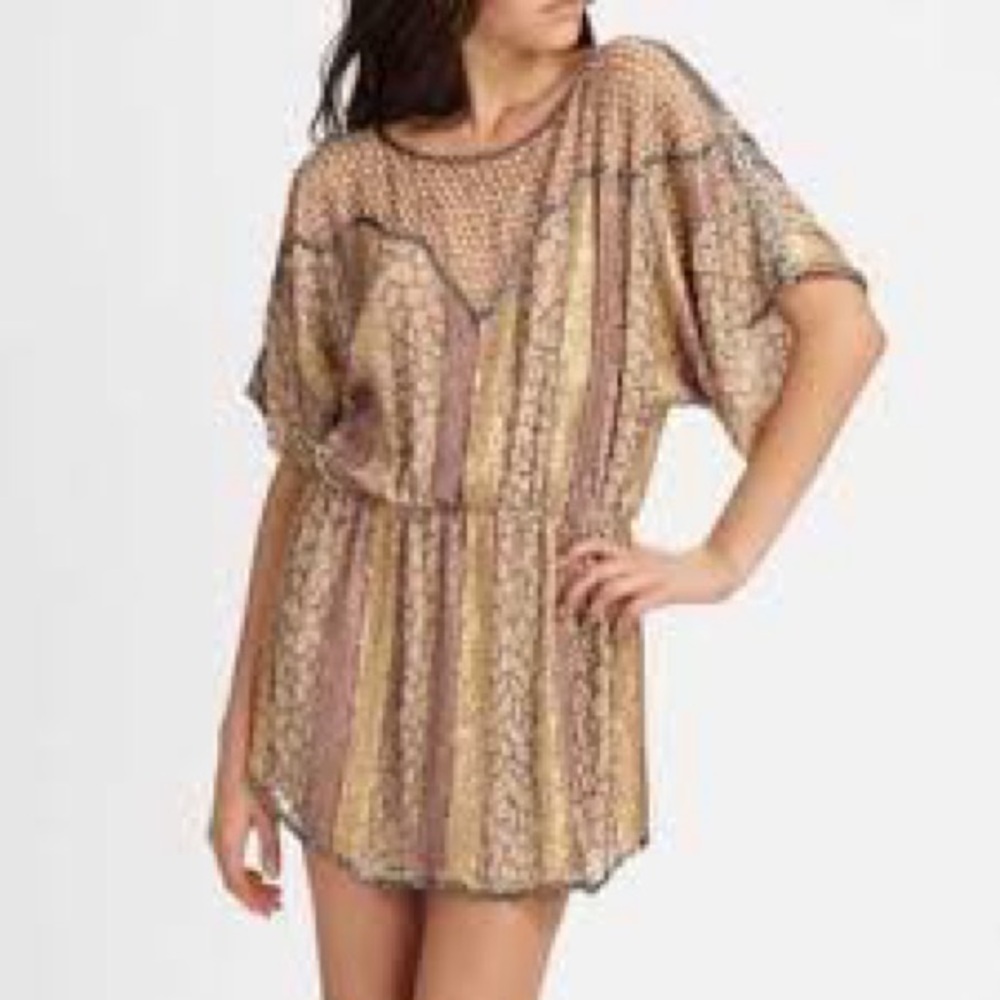 Parker beaded dress sz s